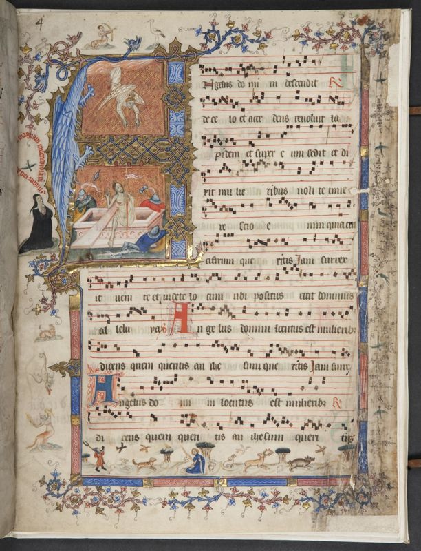 Antifonaria (12 losse bladen gebundeld)