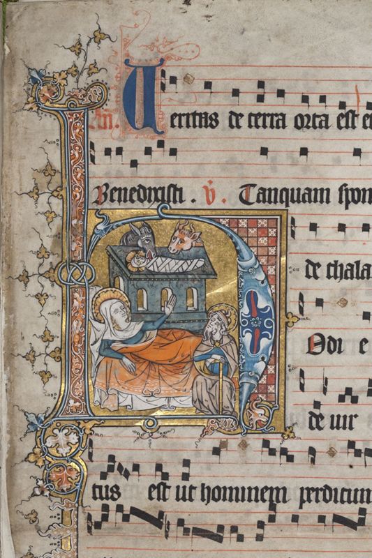 Antifonaria (12 losse bladen gebundeld)