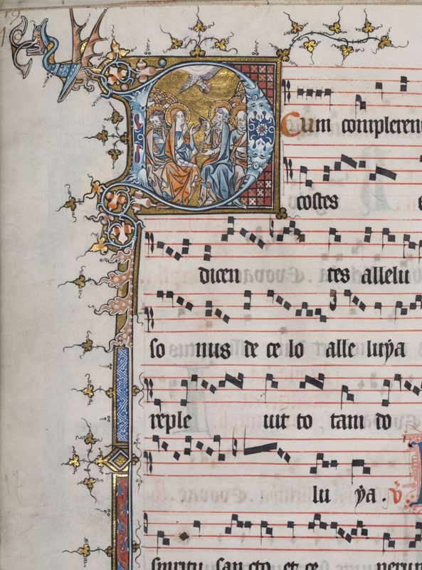 Antifonaria (12 losse bladen gebundeld)
