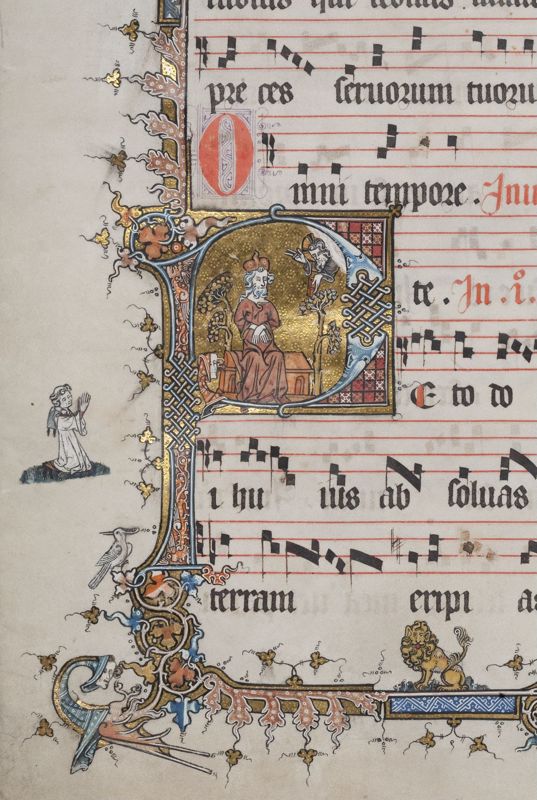 Antifonaria (12 losse bladen gebundeld)