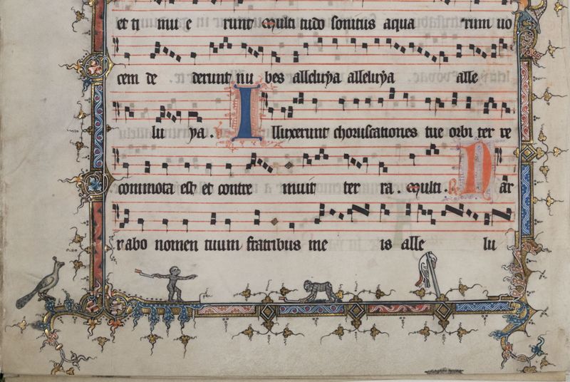 Antifonaria (12 losse bladen gebundeld)