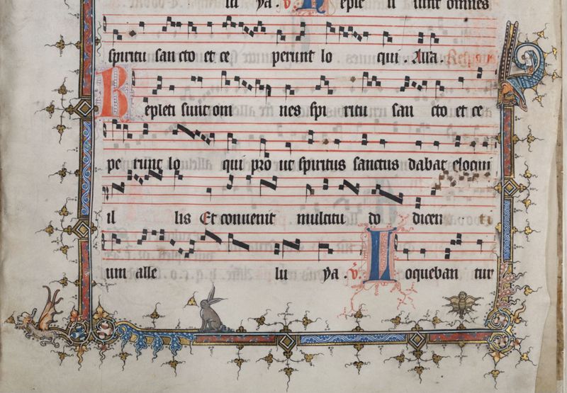 Antifonaria (12 losse bladen gebundeld)