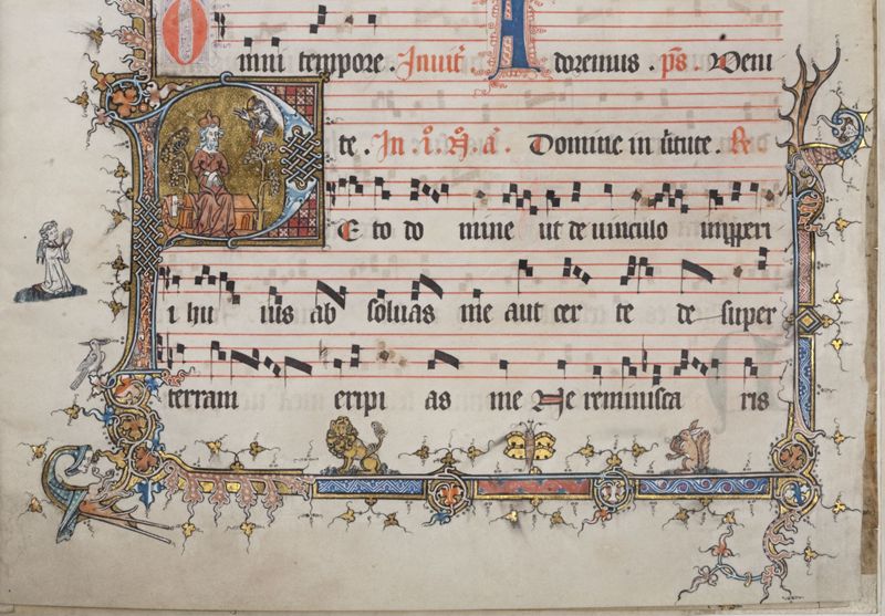Antifonaria (12 losse bladen gebundeld)