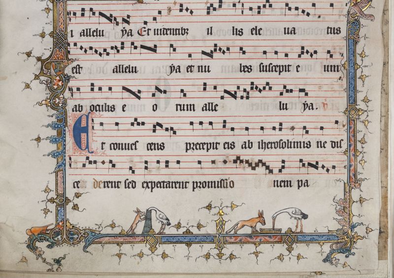 Antifonaria (12 losse bladen gebundeld)