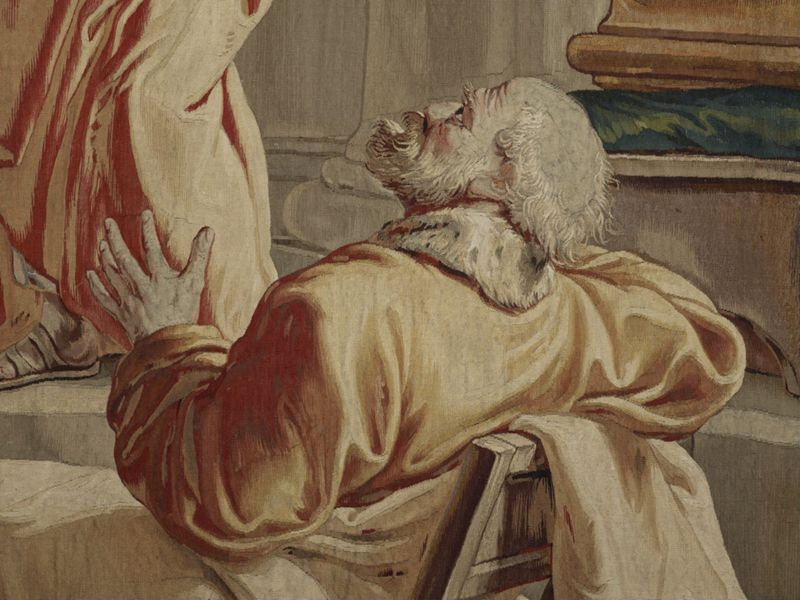 Kristus onderwijst in de Tempel