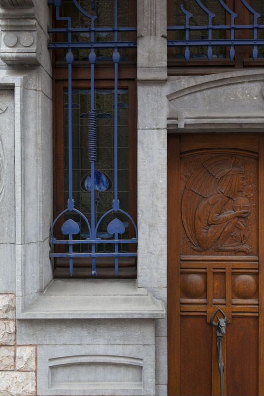 porte d'entrée / Maison Piot, Liège, rue de Sélys 17