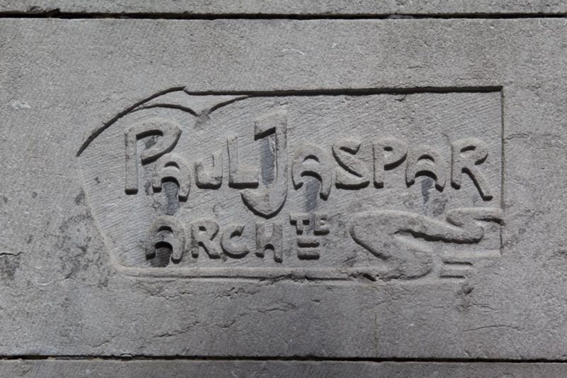 inscription[objet] / Maison, Liège, rue du Jardin Botanique 34