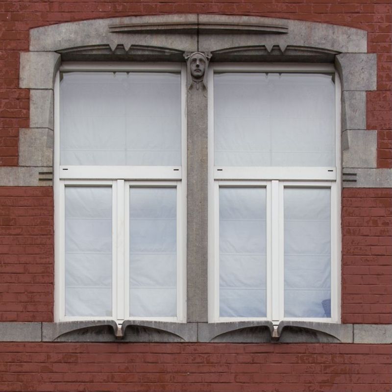 fenêtre[élément d'architecture] / Maison et ateliers Sevart, Liège, rue Grandgagnage 16-18