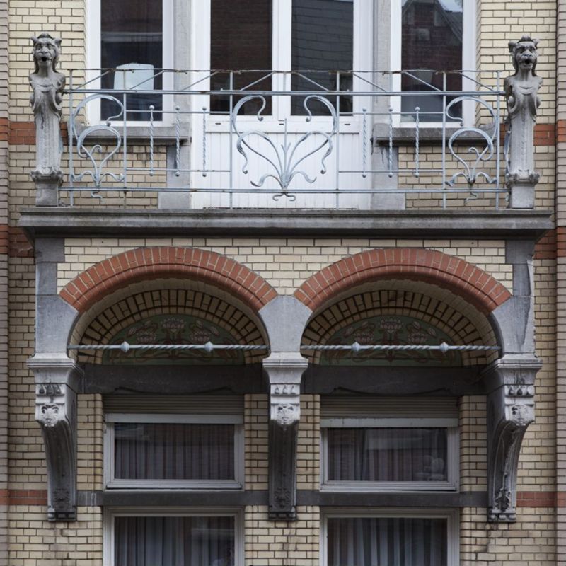 fenêtre[élément d'architecture] / Maison, Liège, rue César Franck 32