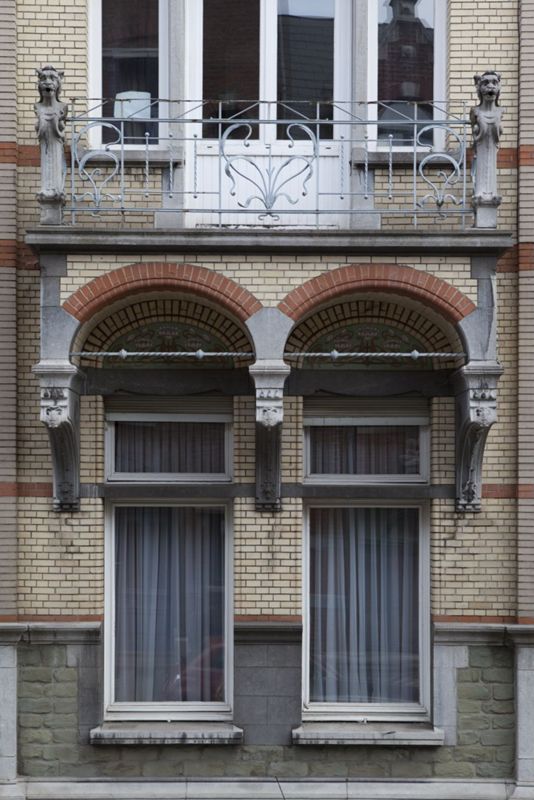 fenêtre[élément d'architecture] / Maison, Liège, rue César Franck 32