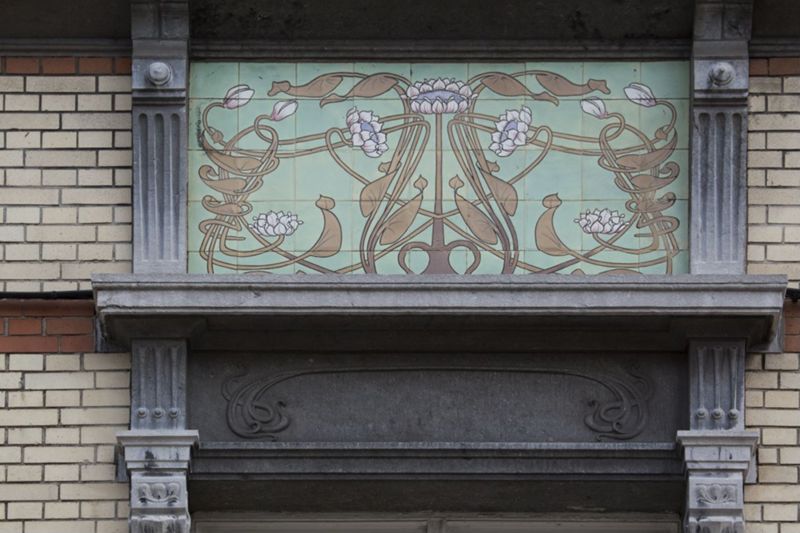 bas-relief[sculpture] / Maison, Liège, rue César Franck 32