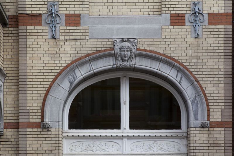 porte d'entrée / Maison, Liège, rue César Franck 32