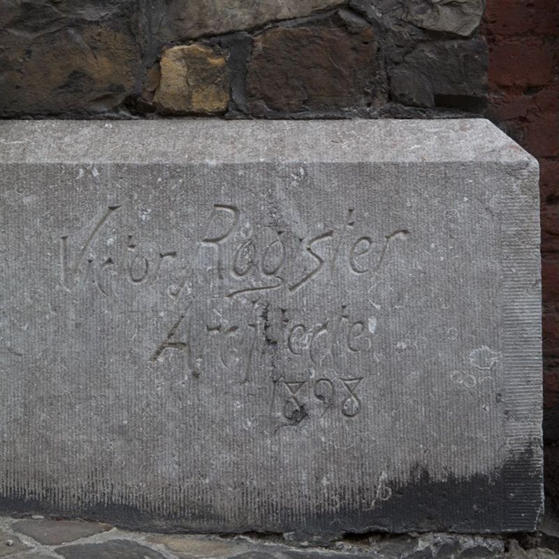 inscription[objet] / Maison, Liège, rue Etienne Soubre 6