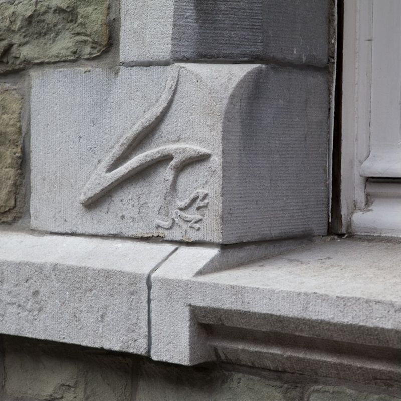 piédroit / Maison, Liège, Rue de la Liberté 33