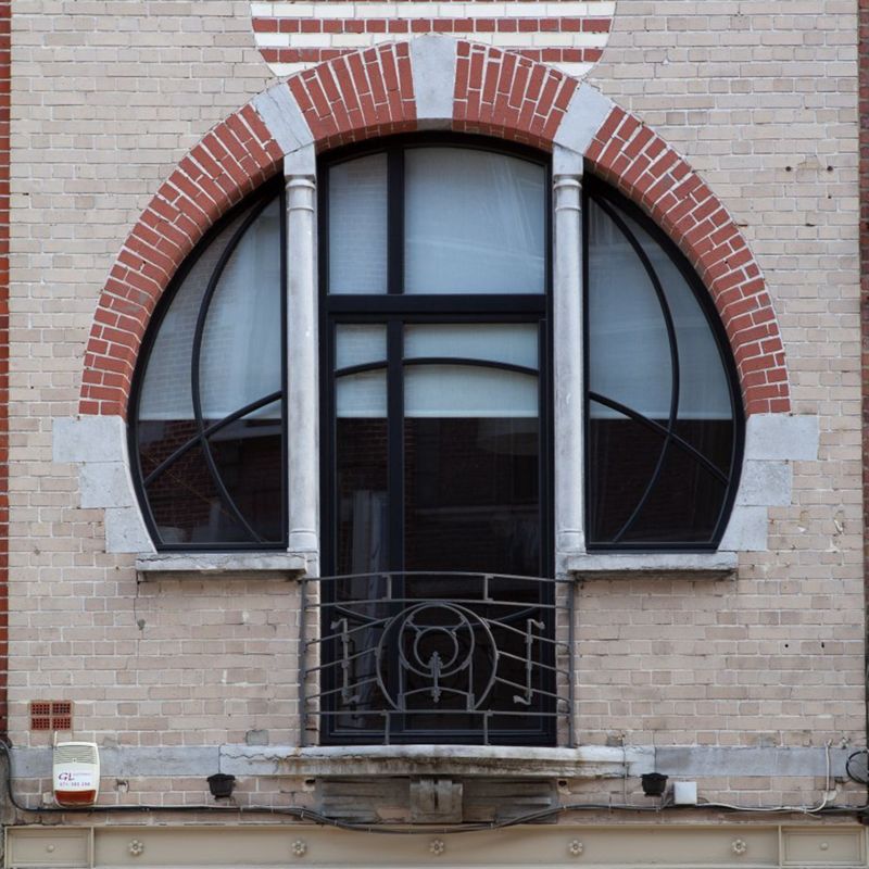 fenêtre[élément d'architecture] / Maison, Charleroi, rue de Marcinelle 40