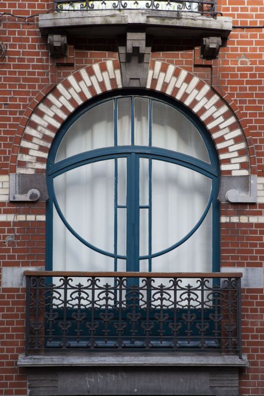 fenêtre[élément d'architecture] / Maison, Charleroi, rue Zénobe Gramme 22