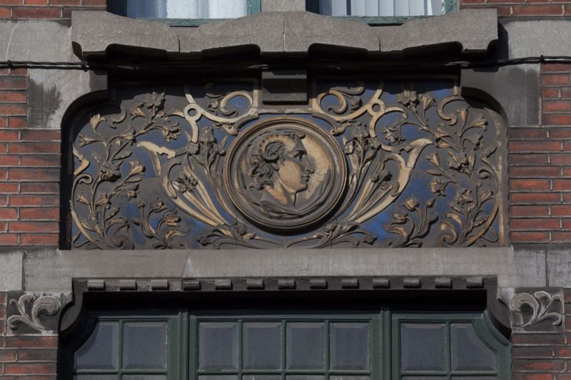 fenêtre[élément d'architecture] / Maison, Charleroi, rue Léon Bernus 14