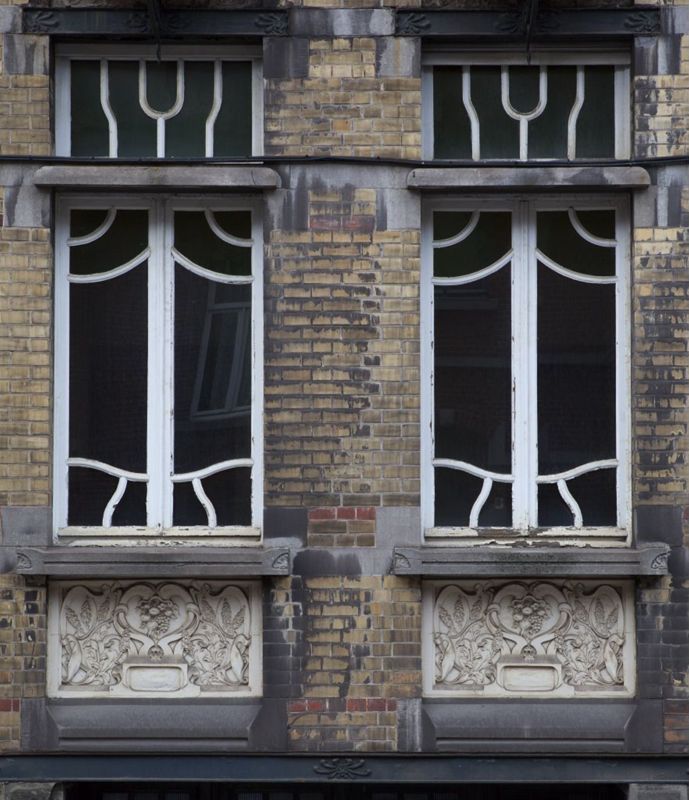 fenêtre[élément d'architecture] / Maison des Médecins, Charleroi, rue Léon Bernus 40
