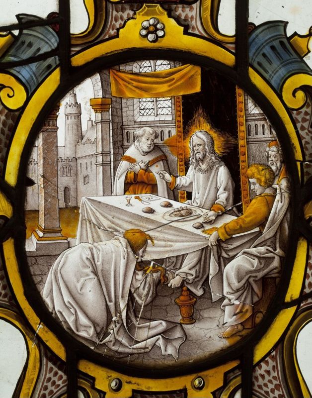 Le Christ chez Simon le Pharisien : Marie-Madeleine oint les pieds de Jésus