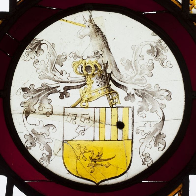 Armoiries et licorne
