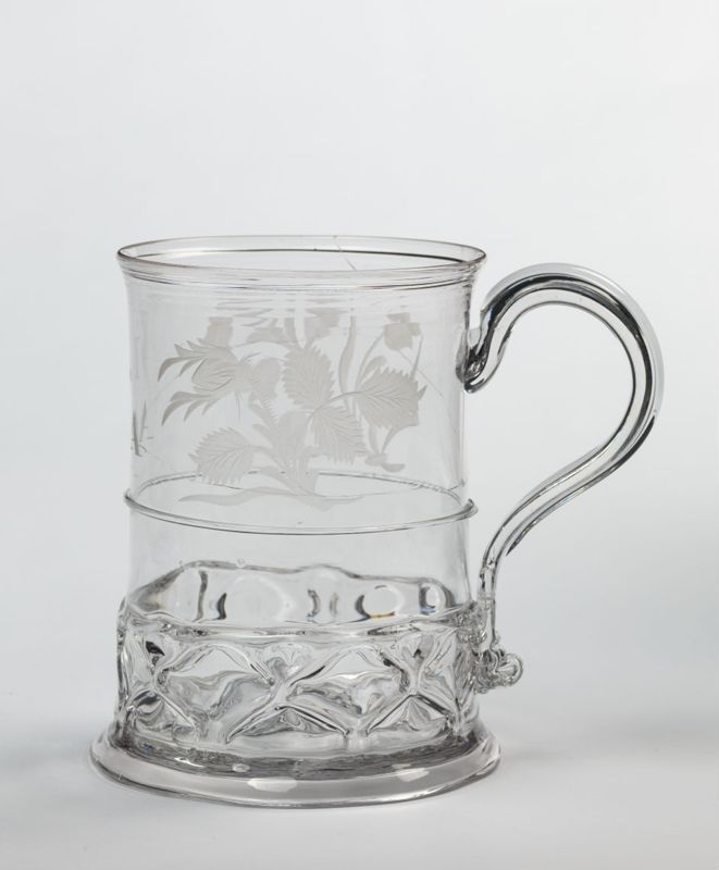 Chope anglaiqe à verre incolore