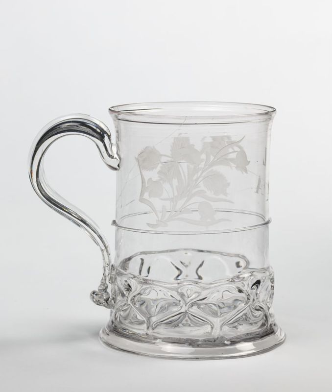 Chope anglaiqe à verre incolore