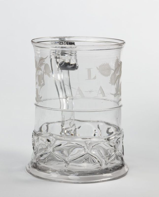Chope anglaiqe à verre incolore