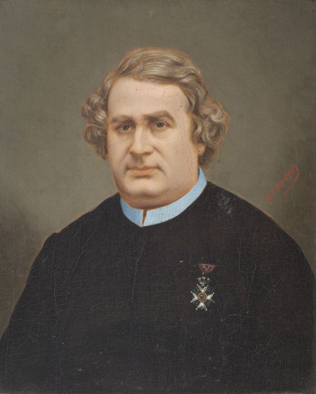 Portret van pastoor Aertssens