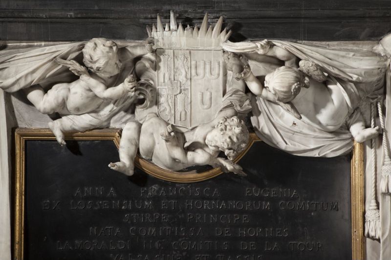 Grafmonument van Anna Francisca Eugenia de Hornes