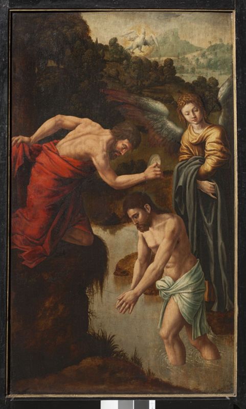 Retable de saint Denis
Baptême du Christ / Arrestation du Christ
