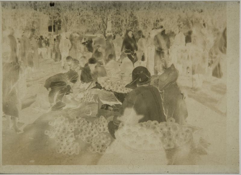 Scène de rue, le marché arabe