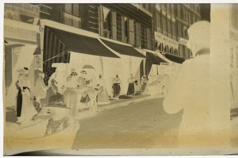 Scène de rue (Paris ?).