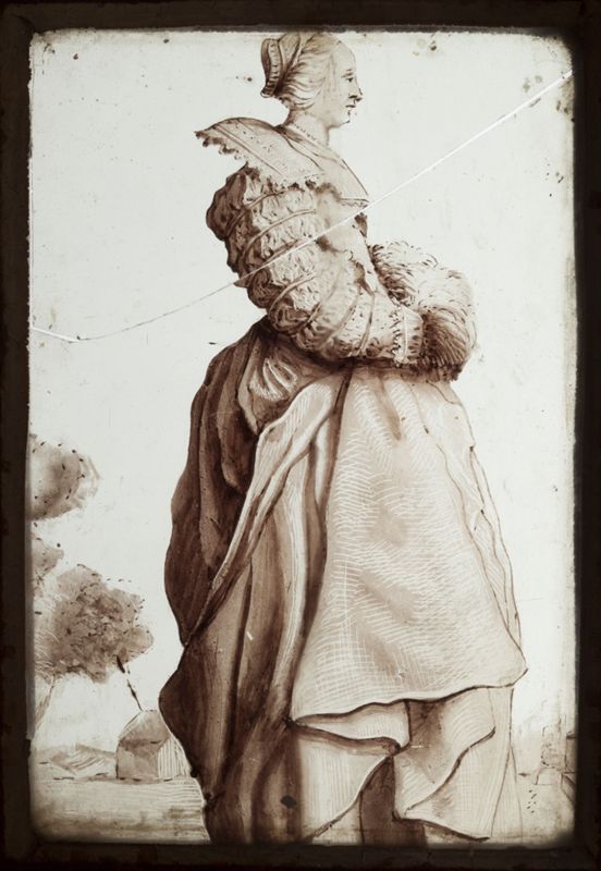 Femme en costume du XVIIe siècle