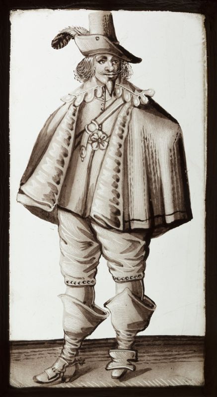 Homme en costume dus XVIIIième siècle