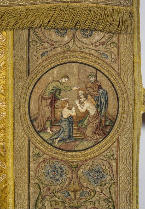Kerstgewaad met de Gevangenneming van de H.  Mattheus