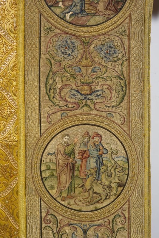 Kerstgewaad met de Gevangenneming van de H.  Mattheus