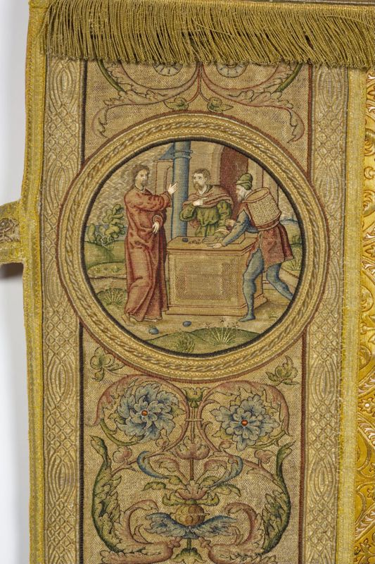 Kerstgewaad met de Gevangenneming van de H.  Mattheus