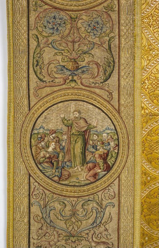 Kerstgewaad met de Gevangenneming van de H.  Mattheus