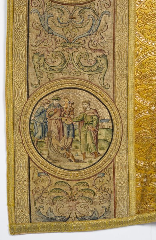 Kerstgewaad met de Gevangenneming van de H.  Mattheus