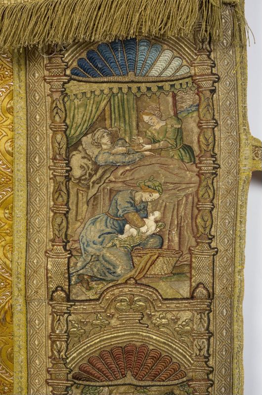 Kerstgewaad met de Onthoofding van Sint-Jan de Doper