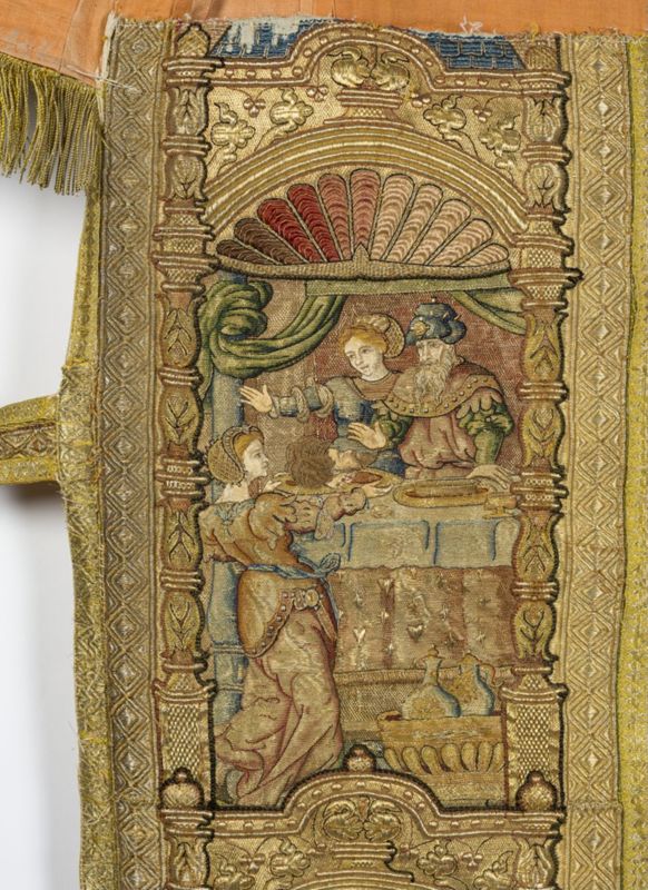 Kerstgewaad met de Onthoofding van Sint-Jan de Doper