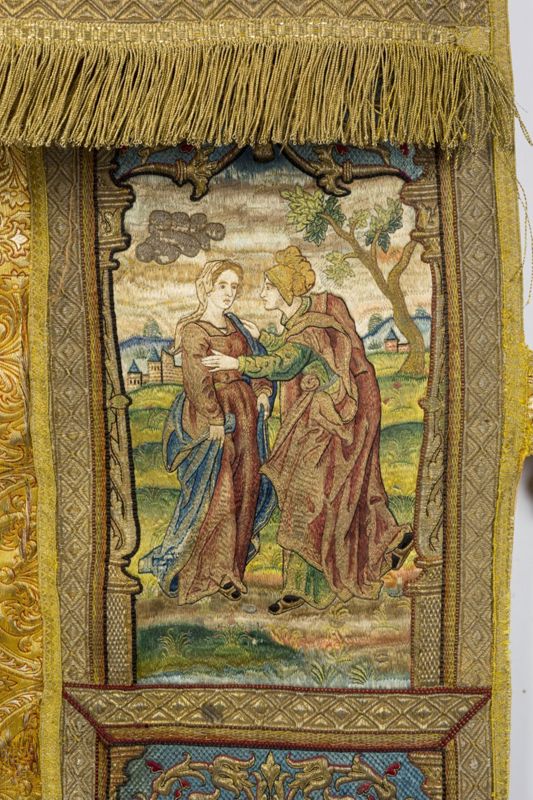 Kerstgewaad met de Hemelvaart van Maria