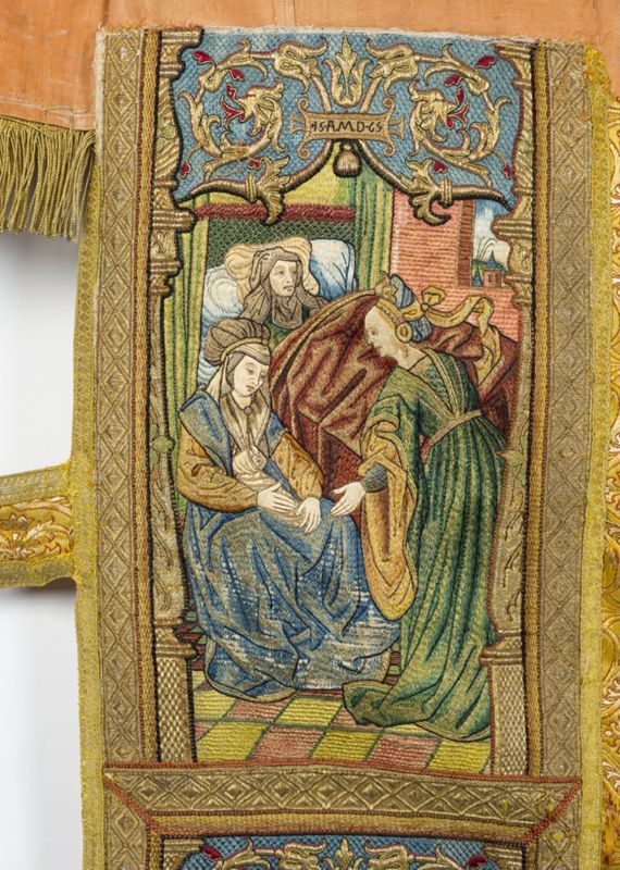 Kerstgewaad met de Hemelvaart van Maria