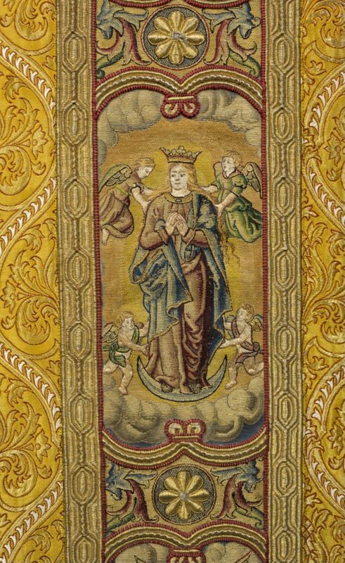 Kerstgewaad met Het leven van Maria