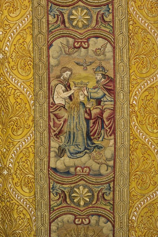 Kerstgewaad met Het leven van Maria