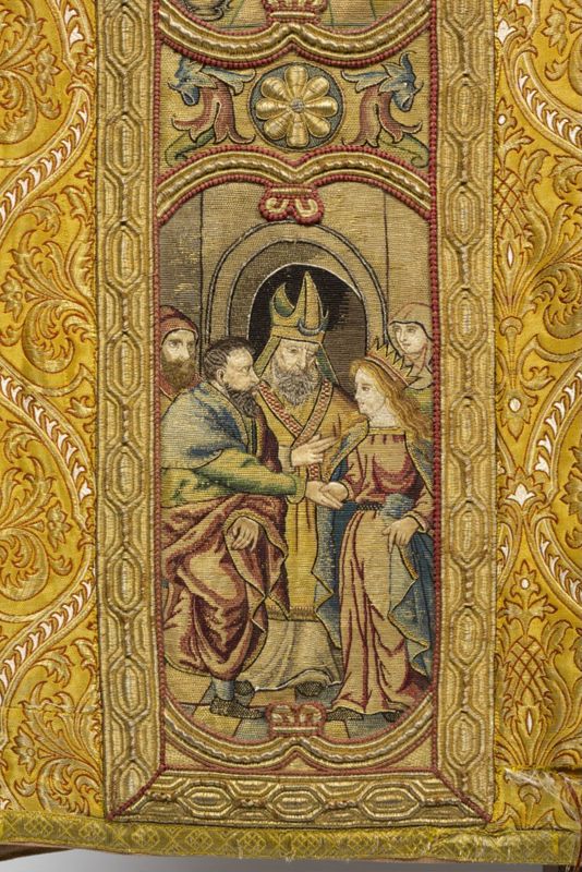 Kerstgewaad met Het leven van Maria