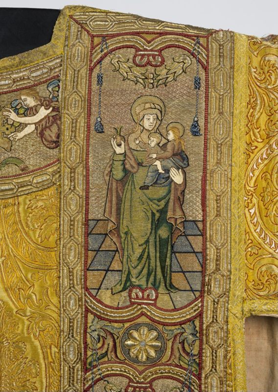 Kerstgewaad met Het leven van Maria en heiligen