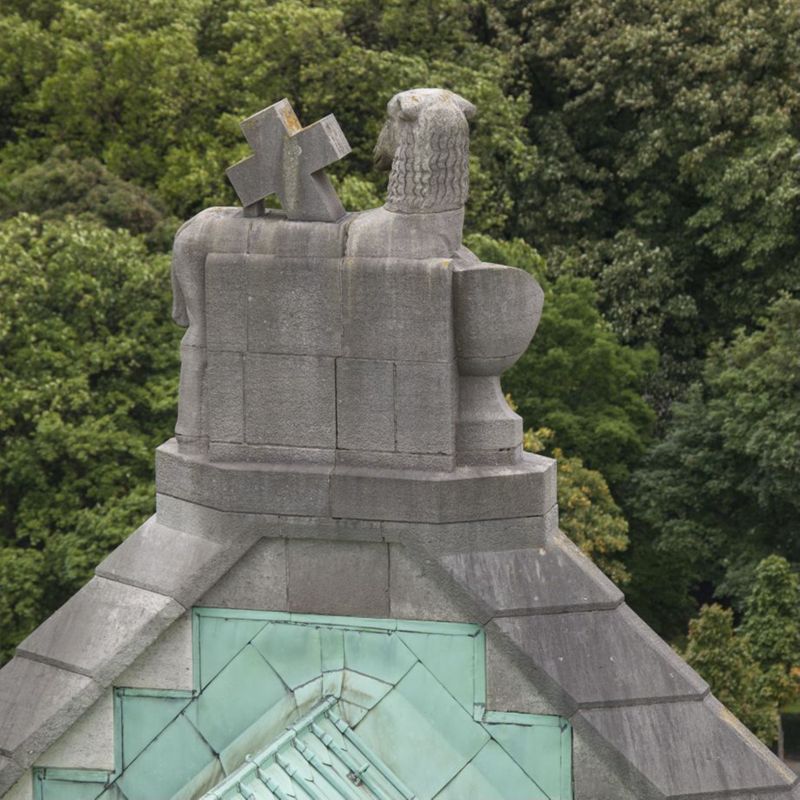 sculpture[objet] / Basilique nationale du Sacré-Cœur[Koekelberg]