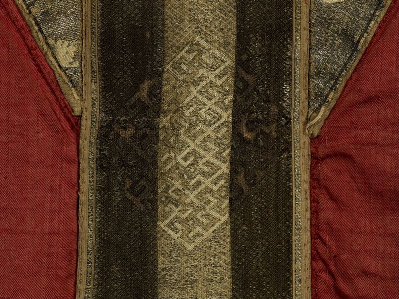 Chasuble de Thomas Becket de Canterbury portée à l'abbaye Saint-Nicolas des Prés vers 1170.