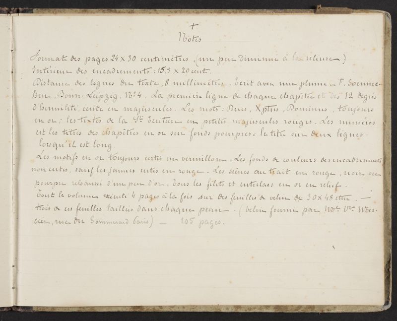 Album contenant les calques d'une Règle de saint Benoît calligraphiée et enluminée à l'abbaye de Maredret pour le kaiser Guillaume II (1899 - 1900)